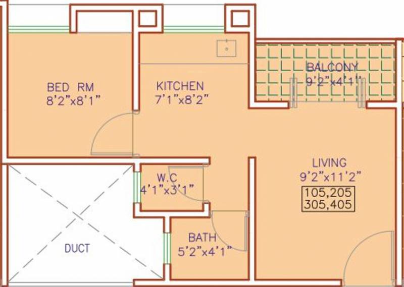 Maple Aapla Ghar Talegaon Dhamdhere (1BHK+1T (427 sq ft) 427 sq ft)