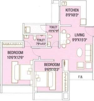 Saptashree Saptashree Galaxy (2BHK+2T (840 sq ft) 840 sq ft)