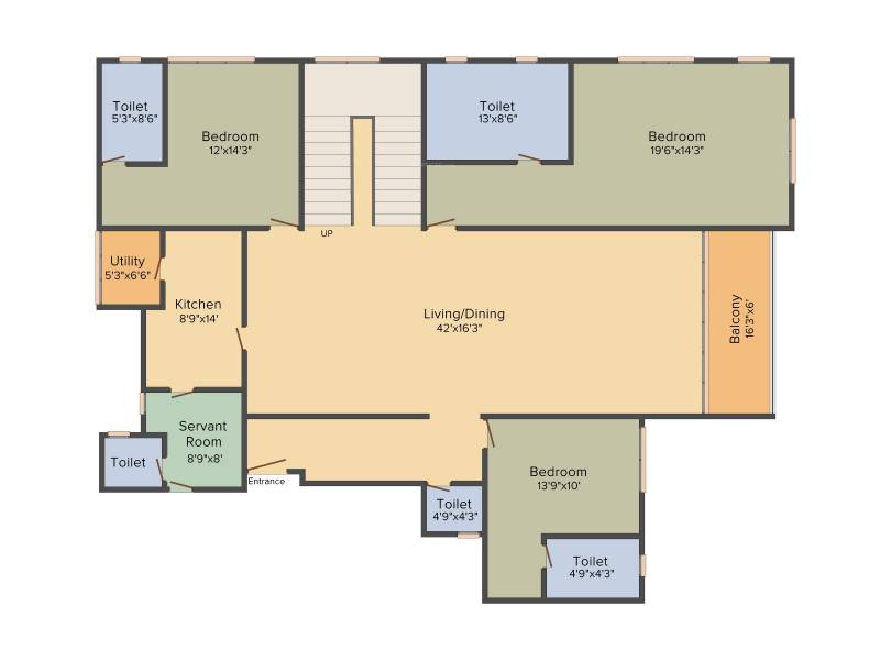 Risha One 49 (5BHK+5T (4,230 sq ft) + Servant Room 4230 sq ft)