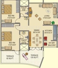 Shree Bal Kapil Malhar Phase II (2BHK+2T (1,283 sq ft) 1283 sq ft)