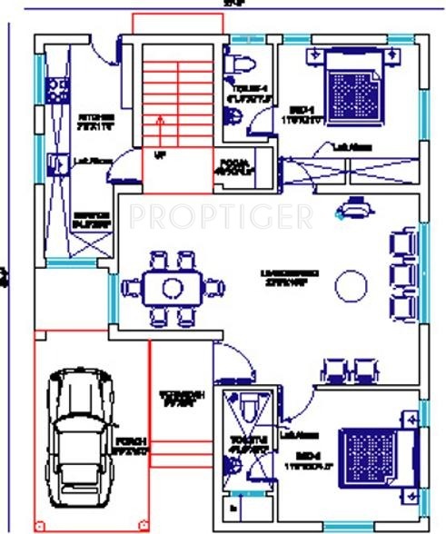 Anand Meadow Villas Phase II (3BHK+3T (2,053 sq ft) 2053 sq ft)