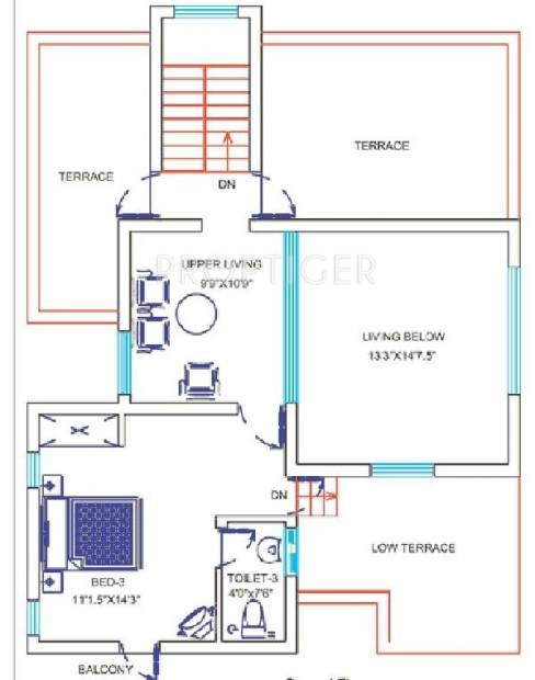 Anand Meadow Villas Phase I (3BHK+3T (1,871 sq ft)   Pooja Room 1871 sq ft)