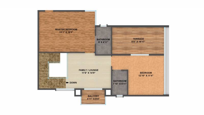 Golden Panorama (3BHK+3T (2,315 sq ft) 2315 sq ft)