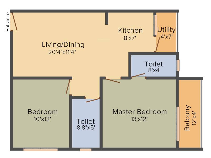 Keystone Sai Prithvi Elite (2BHK+2T (1,000 sq ft) 1000 sq ft)