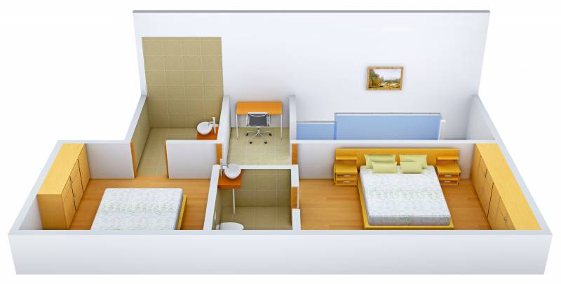 Maaruthi Elysium (3BHK+3T (1,691 sq ft) 1691 sq ft)