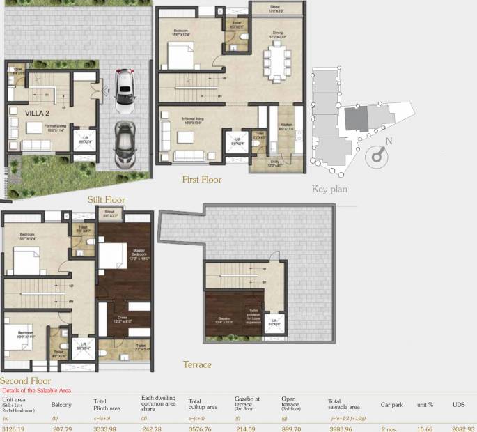 Kay Arr And Co Dhanraj Kay Arr Napa Valley (4BHK+6T (3,984 sq ft) 3984 sq ft)