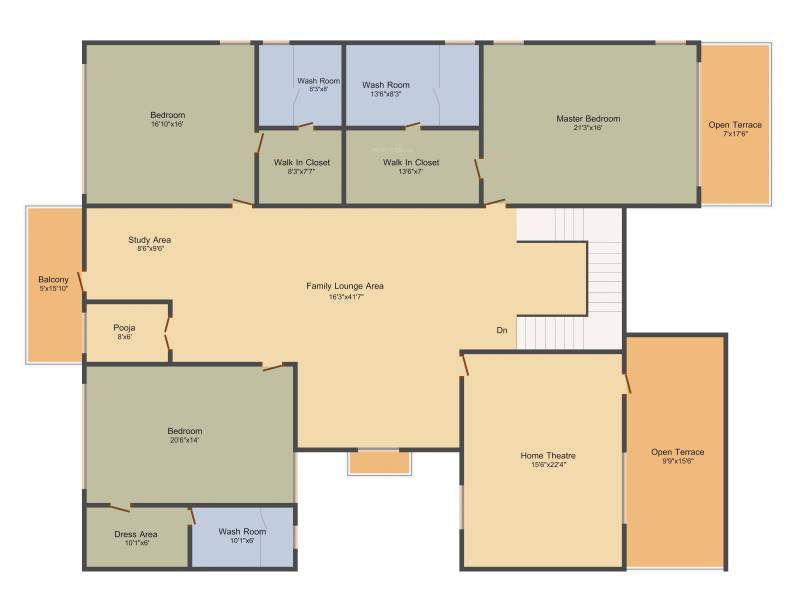 Sri Aditya Casa Grande (4BHK+4T (7,400 sq ft) + Study Room 7400 sq ft)