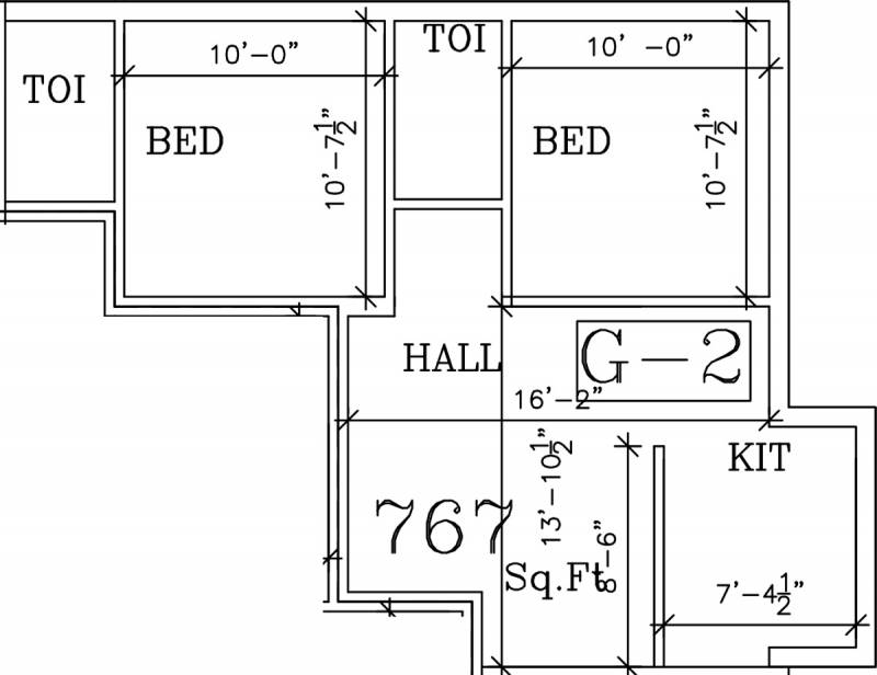 Himang Jayanthashree (2BHK+2T (767 sq ft) 767 sq ft)
