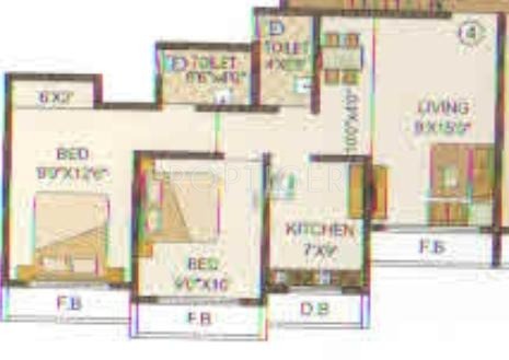 Swastik Green Village (2BHK+2T (800 sq ft) 800 sq ft)