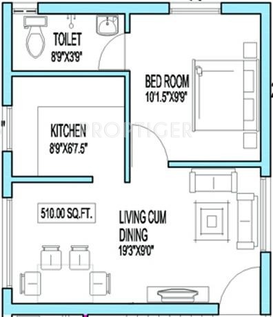 Shiloh Rehoboth Nest (1BHK+1T (510 sq ft) 510 sq ft)