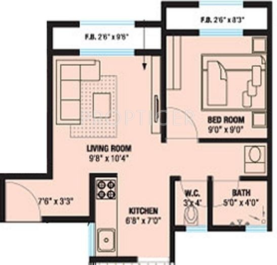 Mahalaxmi Mahalaxmi Nagar (1BHK+1T (394 sq ft) 394 sq ft)