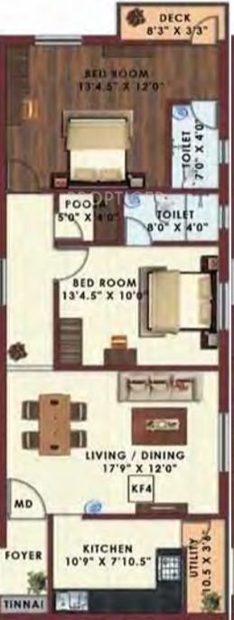 Colorhomes Color Fields (2BHK+2T (1,180 sq ft) 1180 sq ft) Colorhomes Color Fields (2BHK+2T (1,180 sq ft) 1180 sq ft)