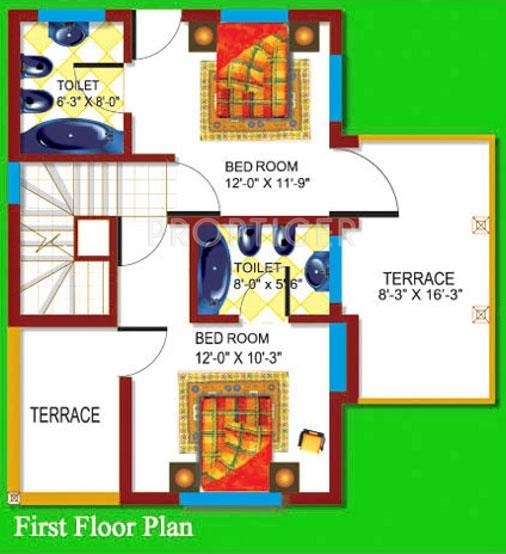 Garnet Crystal Springs Residences (2BHK+3T (1,869 sq ft) 1869 sq ft)