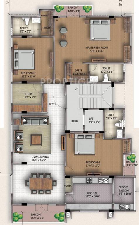 Sumanth Sreshta Rajam (3BHK+3T (2,503 sq ft) Study Room 2503 sq ft) Sumanth Sreshta Rajam (3BHK+3T (2,503 sq ft) Study Room 2503 sq ft)