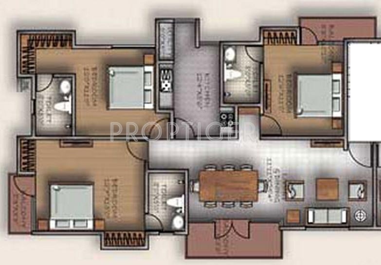 Sumanth Sreshta Vasanth (3BHK+3T (1,638 sq ft) 1638 sq ft)