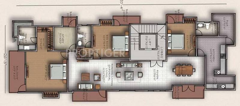 Sumanth Sreshta Vasanth (3BHK+3T (2,683 sq ft) 2683 sq ft)