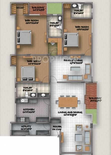 Sumanth Sreshta Jayam (3BHK+3T (2,400 sq ft) 2400 sq ft)