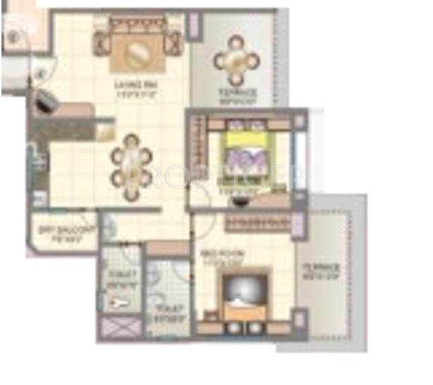 Richa Indradhanu (2BHK+2T (1,046 sq ft) 1046 sq ft) Richa Indradhanu (2BHK+2T (1,046 sq ft) 1046 sq ft)