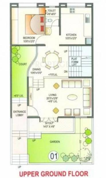 Manohar Manohar Villas (4BHK+4T (2,928 sq ft) 2928 sq ft)