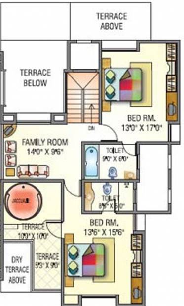 Pinnacle Kalputaru (4BHK+4T (2,755 sq ft) 2755 sq ft)