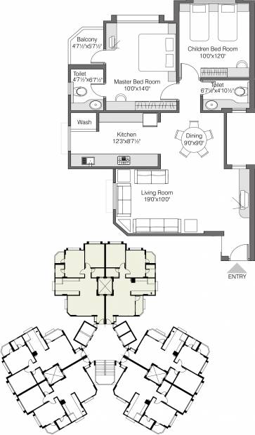 DMD Vraj Bhoomi (2BHK+2T (1,275 sq ft) 1275 sq ft)