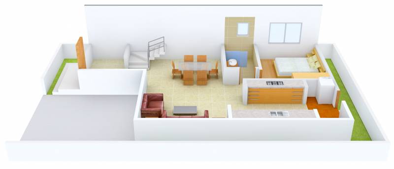 The Address The Lake View Address (3BHK+3T (2,050 sq ft)   Study Room 2050 sq ft)