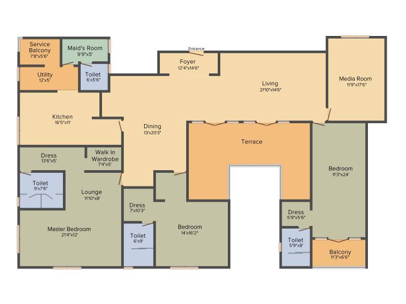 Sumanth Sreshta Balaji Nagar (3BHK+3T (1,742 sq ft) 1742 sq ft)
