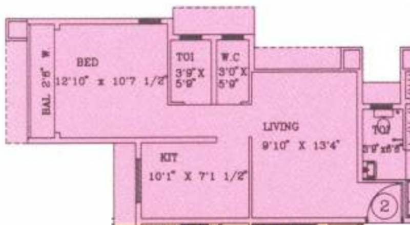 Srishti Group Shiv Srishti (1BHK+2T (570 sq ft) 570 sq ft)