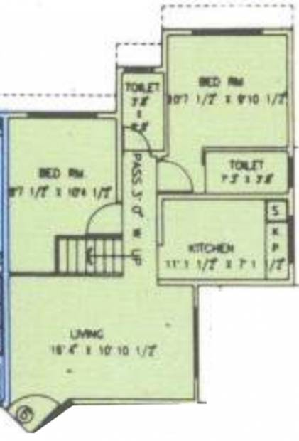 Srishti Group Shiv Srishti (3BHK+3T (1,050 sq ft) 1050 sq ft)
