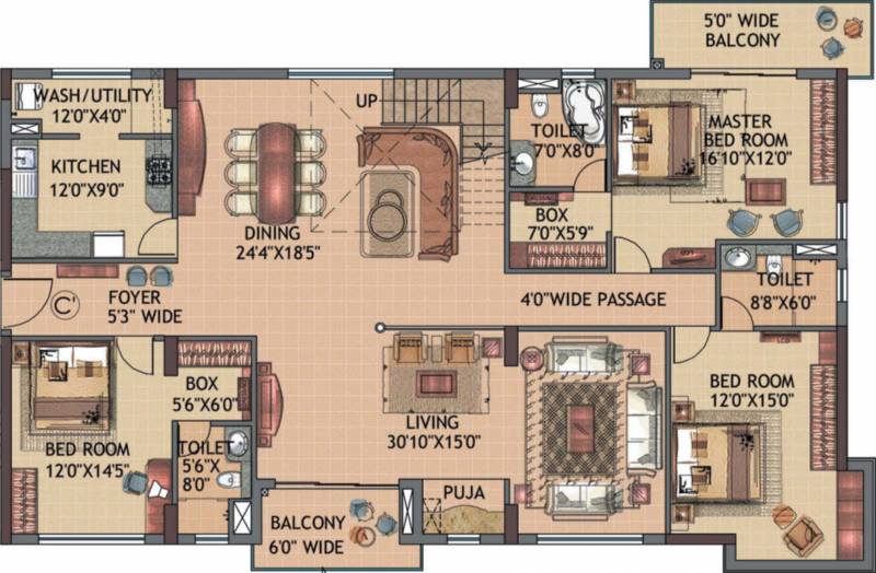 Infinity Signature Estates (5BHK+5T (5,815 sq ft) + Study Room 5815 sq ft)