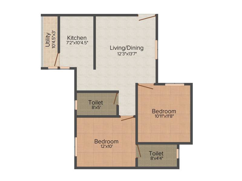Marutham Classic (2BHK+2T (924 sq ft) 924 sq ft)