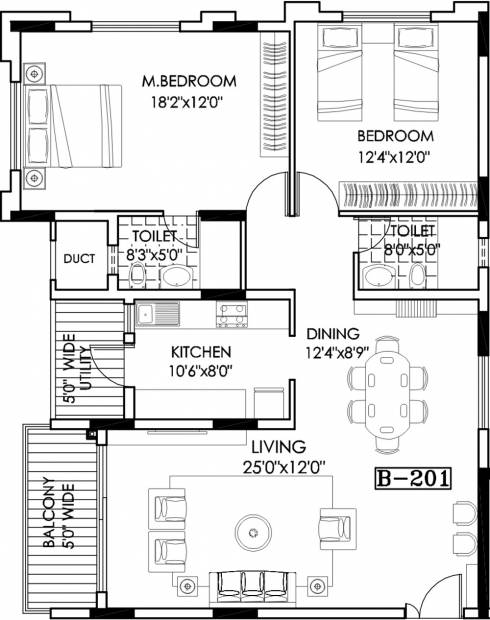 Maangalya Prosper Signature Block Phase 1 (2BHK+2T (1,404 sq ft) 1404 sq ft)