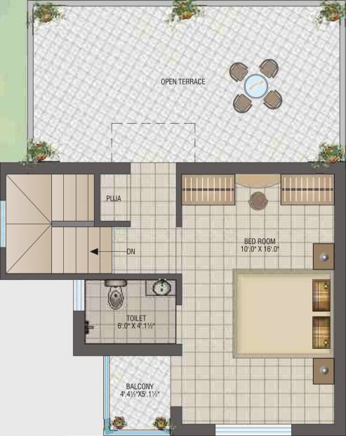 CJ Ganesh Shrusti (2BHK+2T (839 sq ft) + Pooja Room 839 sq ft)