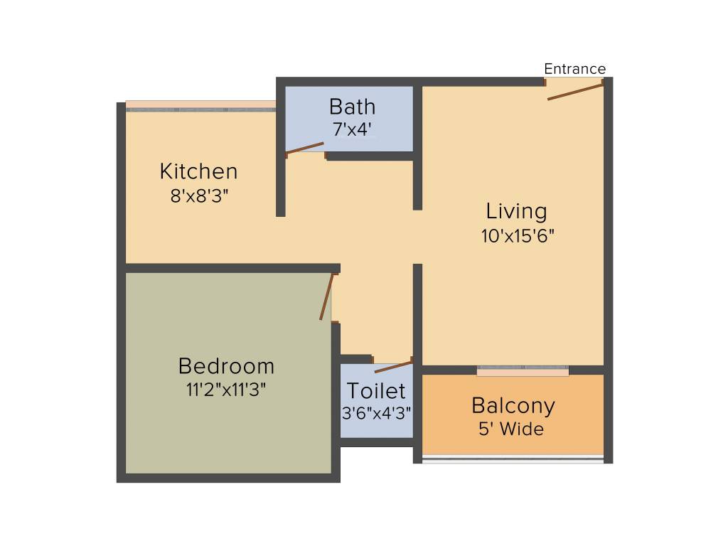 Shreenath Samarth Residency (1BHK+1T (660 sq ft) 660 sq ft) Shreenath Samarth Residency (1BHK+1T (660 sq ft) 660 sq ft)