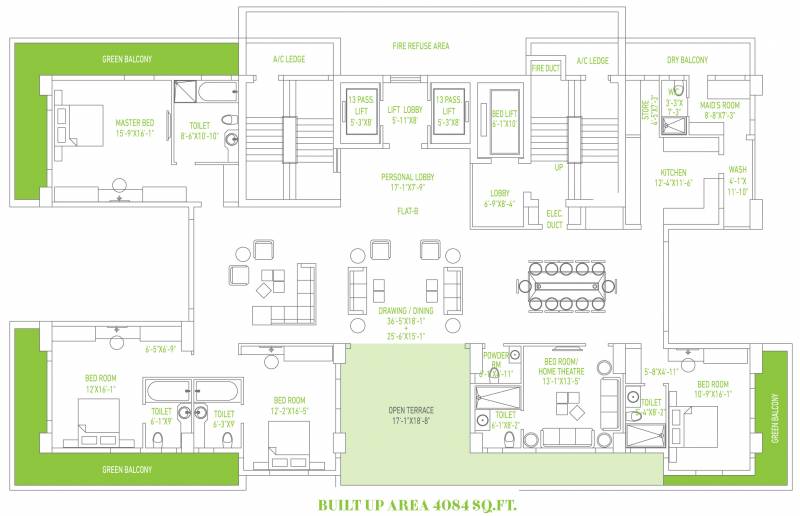 Amit Realty and Shree RSH Group Signature (5BHK+6T (4,084 sq ft) + Servant Room 4084 sq ft)