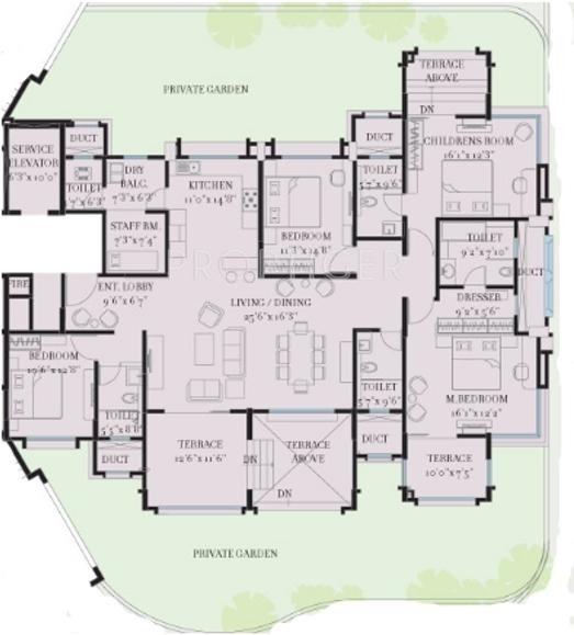 Kolte Patil 24K Glitterati (4BHK+4T (3,634 sq ft) 3634 sq ft) Kolte Patil 24K Glitterati (4BHK+4T (3,634 sq ft) 3634 sq ft)