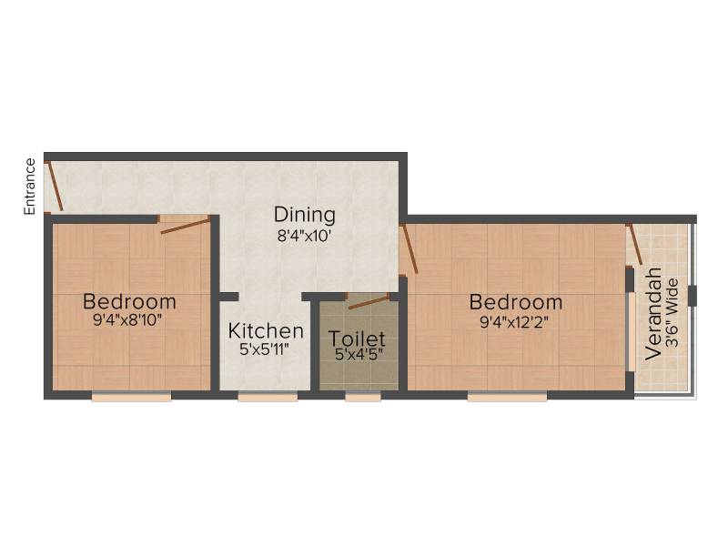 Swapnoneer Rup (2BHK+1T (654 sq ft) 654 sq ft)