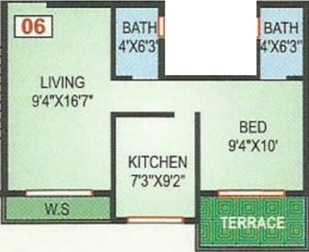 Mangalmurti Darshan (1BHK+2T (660 sq ft) 660 sq ft)