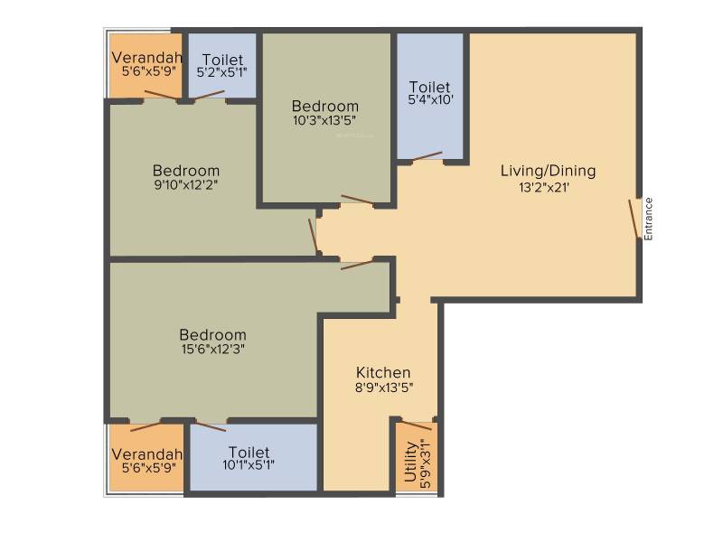 Star Narendra Enclave (3BHK+3T (1,764 sq ft) 1764 sq ft)