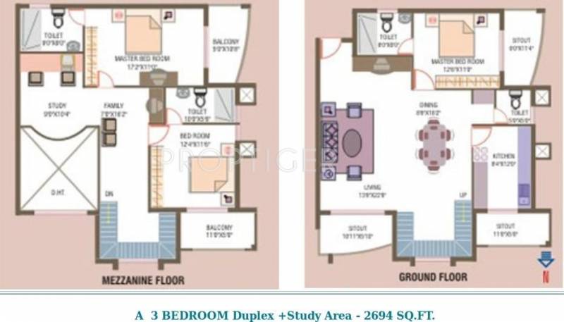 Mehta Rajeshwari Dwellines (4BHK+4T (2,694 sq ft) 2694 sq ft)