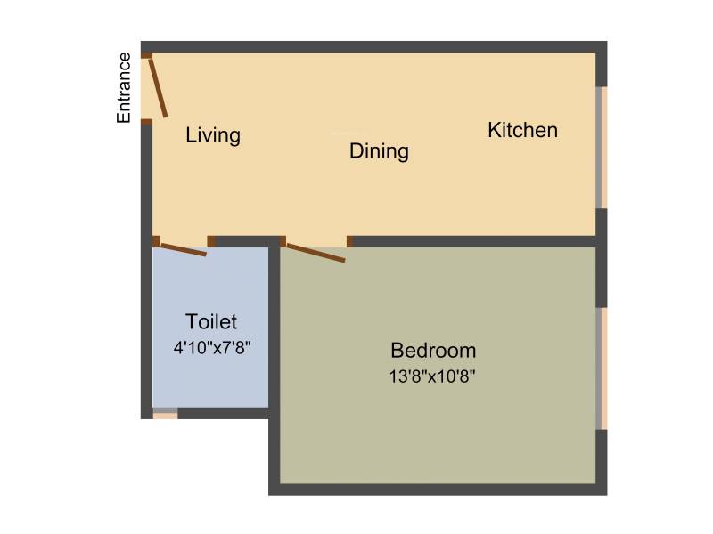 Shree Siddhi Vinayak Avion (1BHK+1T (482 sq ft) 482 sq ft)