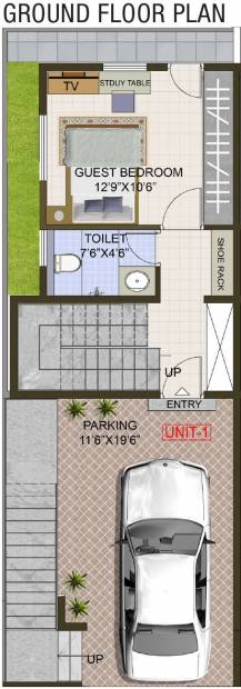 Rishi Deccan Palms 2 (3BHK+3T (2,095 sq ft) 2095 sq ft)