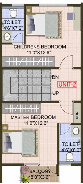 Rishi Deccan Palms 2 (3BHK+3T (2,127 sq ft) 2127 sq ft)