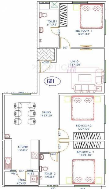 Kristal Quartz4 (3BHK+2T (1,476 sq ft) 1476 sq ft)