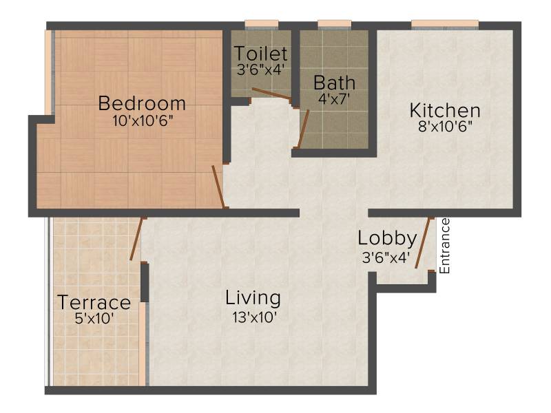 Athashree Samarth (1BHK+1T (600 sq ft) 600 sq ft)
