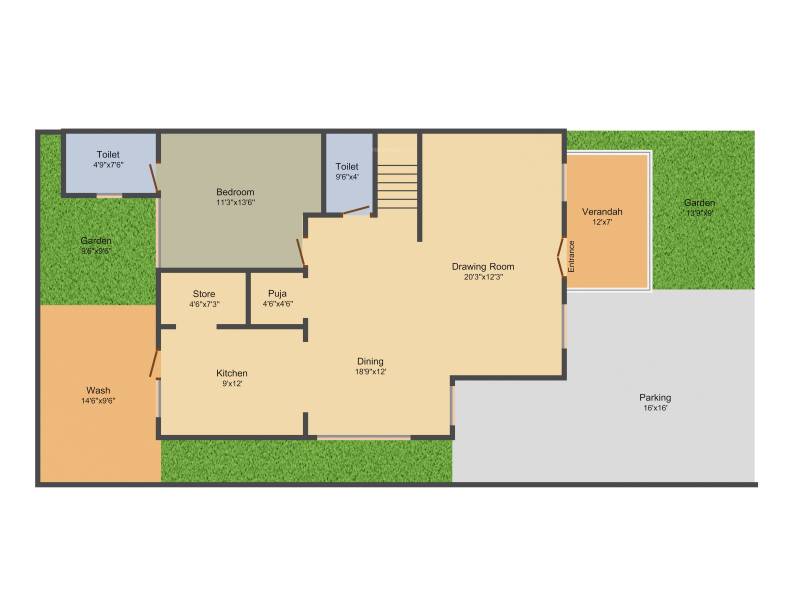 Sampad Foresta (4BHK+5T (2,655 sq ft) + Pooja Room 2655 sq ft)