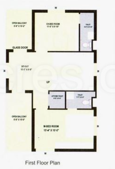 First Floor Plan villas Floor Plan First Floor Plan
