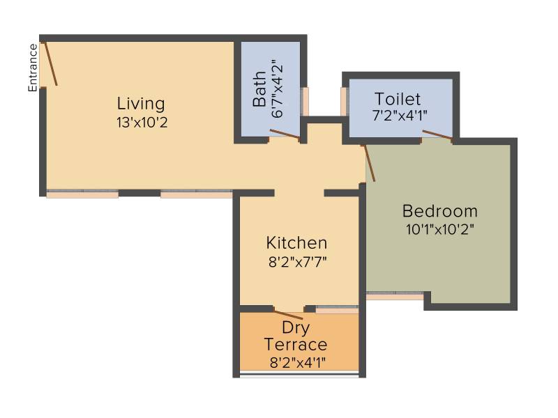 Satyam Satyam Niranjani (1BHK+1T (610 sq ft) 610 sq ft)