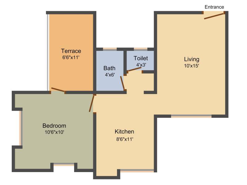 Krushna Shree Dattayog Residency (1BHK+1T (638 sq ft) 638 sq ft)