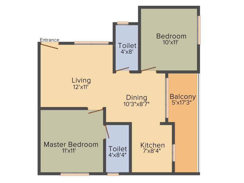 Saritha Elan (2BHK+2T (931 sq ft) 931 sq ft)
